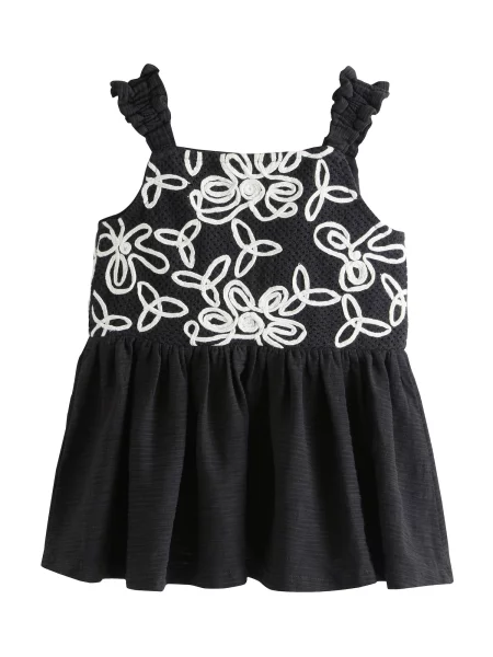 Next Top negru alb