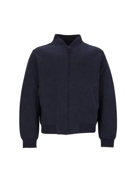 Kurtka bomber Etro z wzorem paisley niebieski