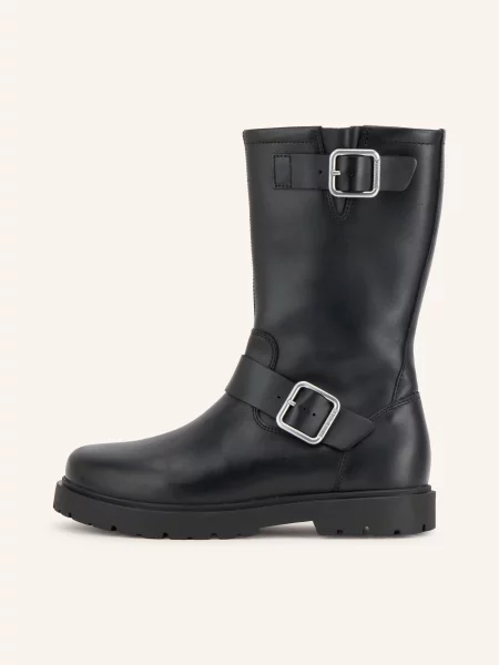 Birkenstock Motorkářské Kozačky Highwood Mid černá