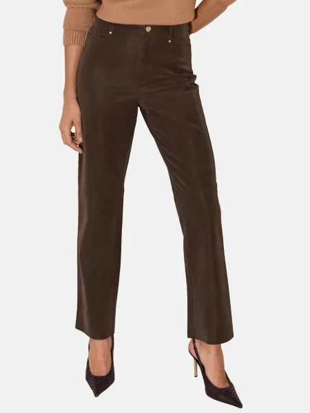Lipsy Pantaloni ciocolatiu
