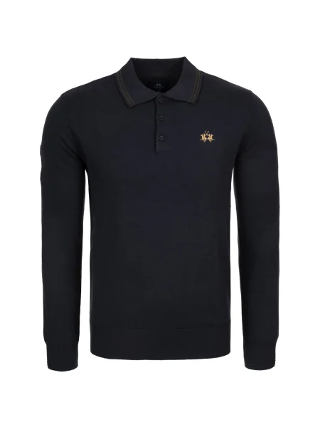 La Martina Pulover închis albastru