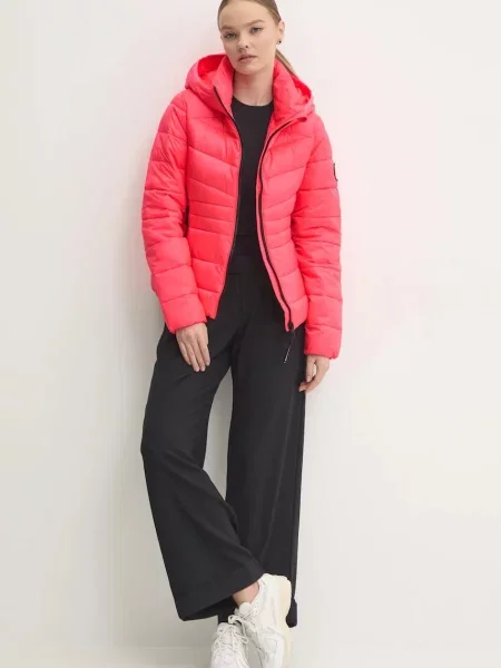 Куртка Superdry зимова рожевий
