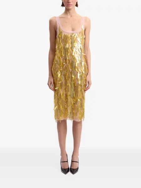 Rochie midi 16arlington galben