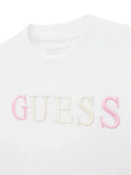 Dětské tričko Guess bílé