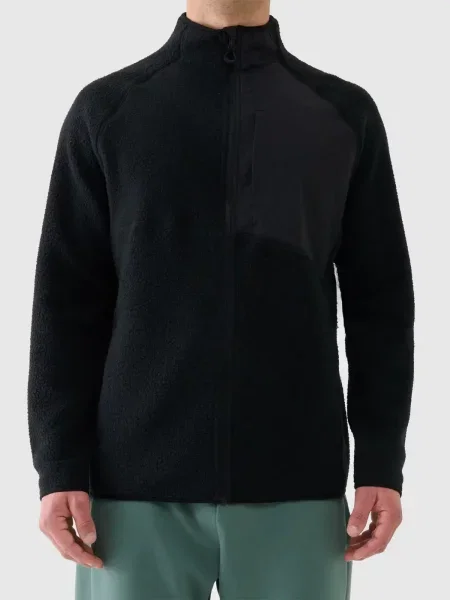 4F bluza polarowa polar rozpinany XXL czarny