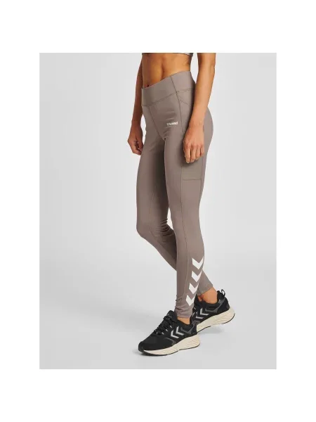 Legginsy mid-rise Hummel MT Chipo szare