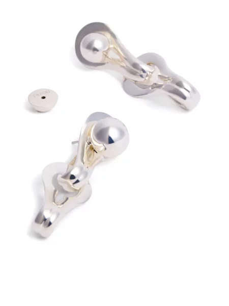 Cercei Patou argintiu