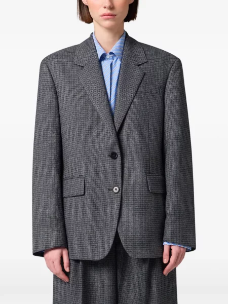Sacou Msgm în carouri gri