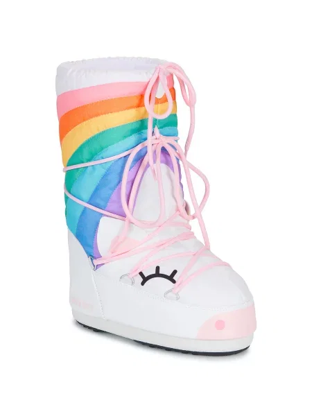 Moon Boot Škornji za sneg Mb Icon Unicorn Pisana bela