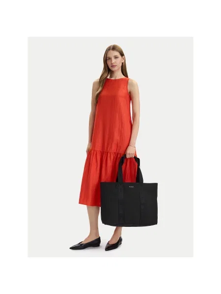 HUGO Shopper torba Becky CA' crna