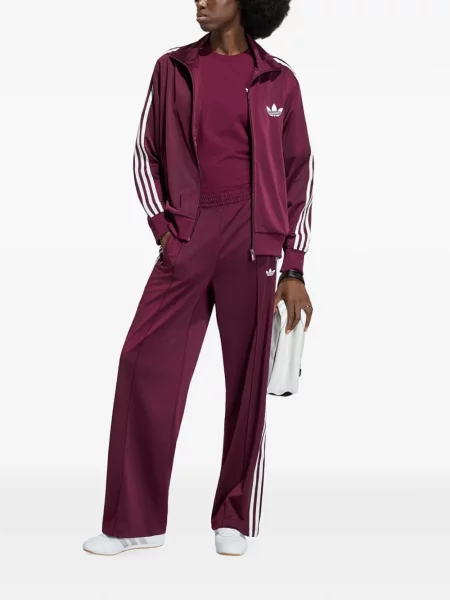 Scurt tricou Adidas alergare cu broderie portocaliu