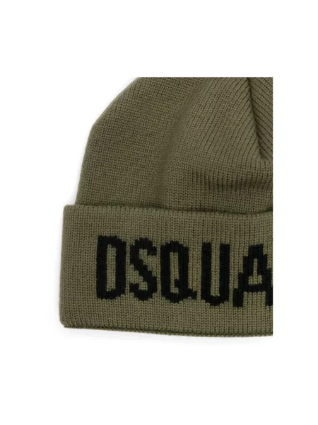 Czapka Dsquared2 z logo zielona
