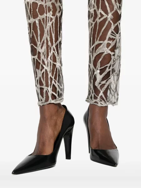 Клинове Gemy Maalouf с дантела сребристо