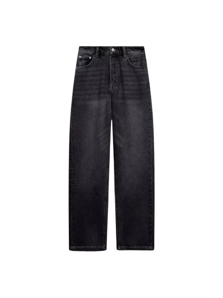 Jeansy straight leg Gcds czarne