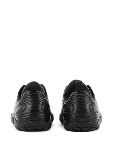 Sneakerși Lanvin din piele negru