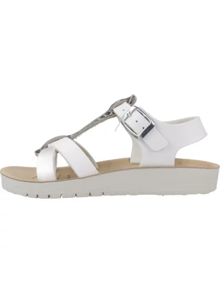 Sandały GEOX J SANDAL COSTAREI GI biały