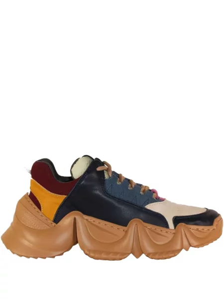 Sneakerși Another Project din piele albastru