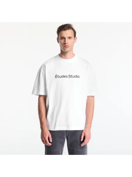 Tričko Études Studio Relax T-Shirt White L bílé