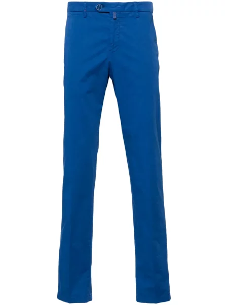 Pantaloni chino Kiton albastru