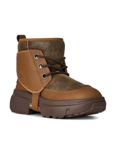 Шкіряні черевики UGG Jld Boot коричневий