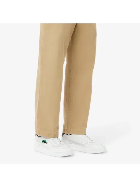 Lacoste Buty Sportowe Aceclip Premium Z Grafiką Krokodyla 3D białe