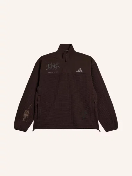 Adidas Běžecká Bunda tmavě hnědá