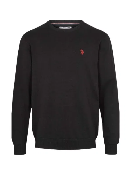 U.S. POLO ASSN. Pulover UMAdair roșu cireș negru
