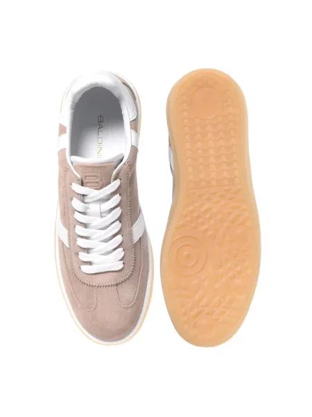 Sneakersy Baldinini zamszowe beżowe