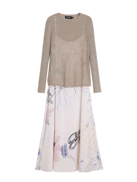 Desigual Rochie de zi Kala alb