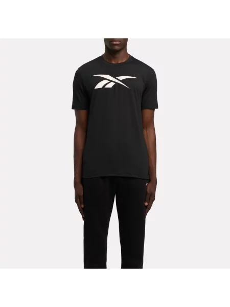 Reebok Koszulka ID Train Logo Stretch Tech male Black Size: XS czarna