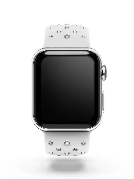 Swarovski pasek do zegarka szary