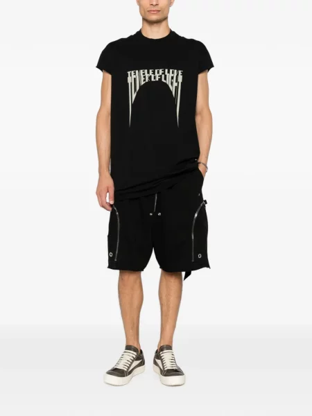 Tricou Rick Owens Drkshdw cu imagine negru