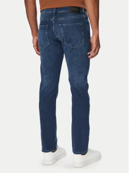 BOSS slim fit traperice za muškarce Delaware plava