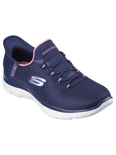 Buty do chodzenia Skechers Slip Ins Summits niebieskie