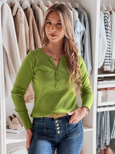 Tricou mânecă lungă Dstreet albastru