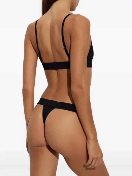 Sutien triunghi Dsquared2 cu autograf negru