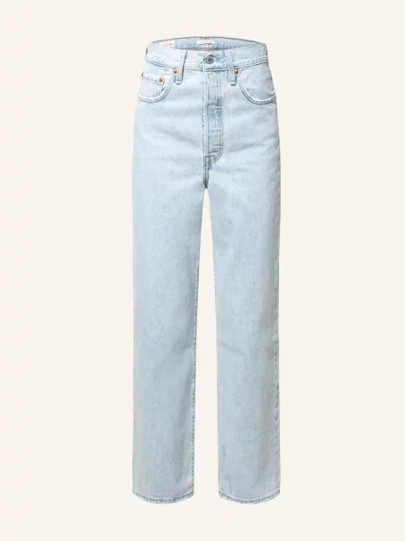Jeansy straight leg Levi's niebieskie