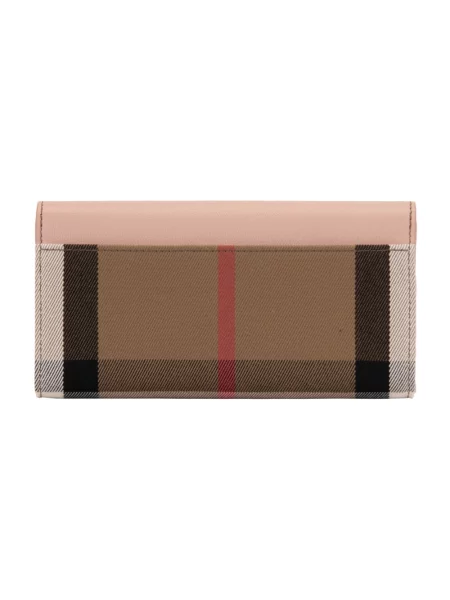 Portfel Burberry skórzany różowy