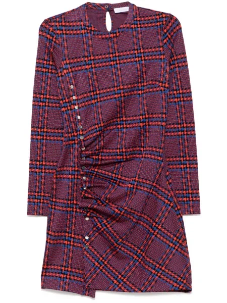 Rochie mini Rabanne scurtă de costum roșu