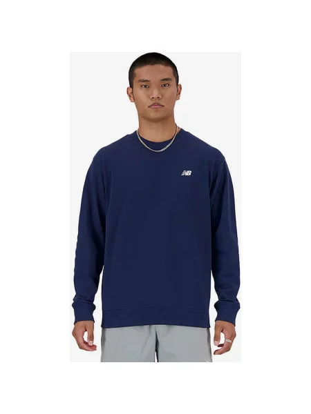 Bluza New Balance Sport Essentials French Terry granatowa S niebieska