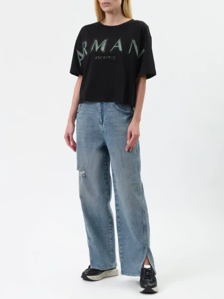 Джинси Armani Exchange блакитні