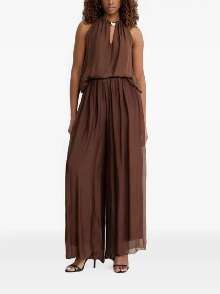 Pantaloni palazzo Haveone maro