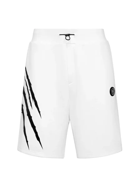 Spodenki sportowe Plein Sport casual białe