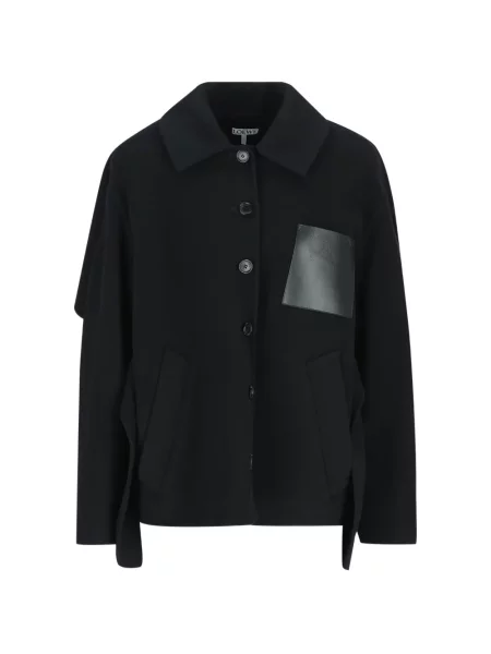 Geanta de piele Loewe negru