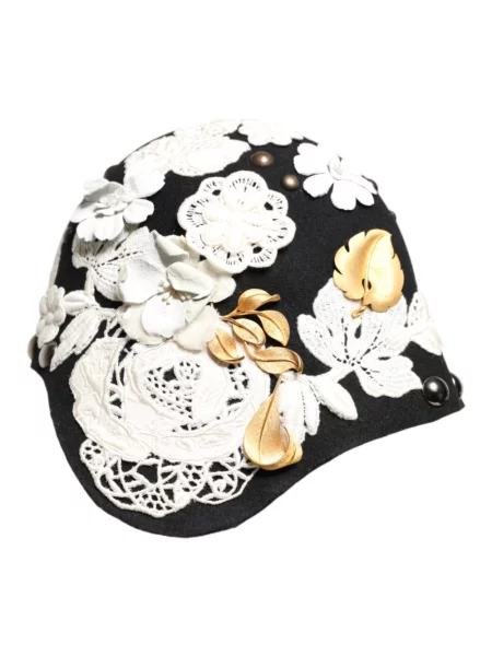 Kapelusz Dolce And Gabbana wełniany czarny