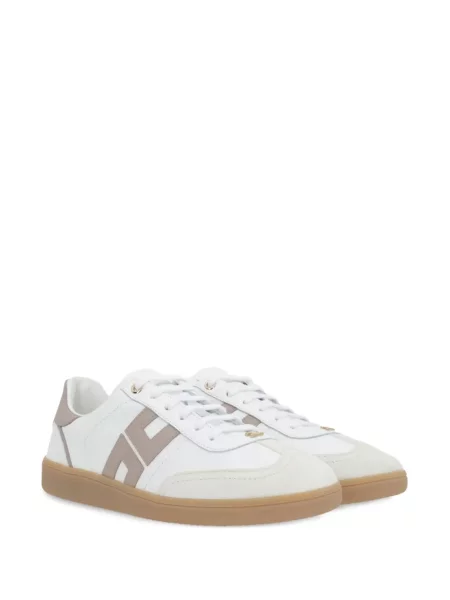 Sneakerși Elisabetta Franchi din piele alb