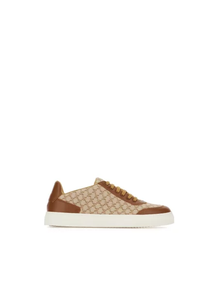 Sneakersy Max Mara brązowe