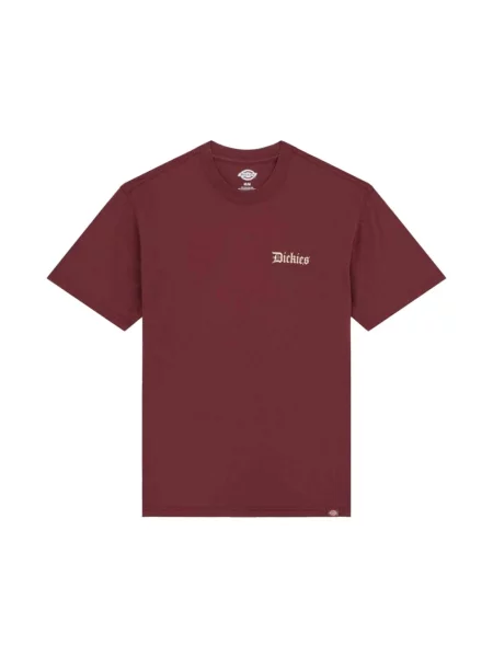 Koszulka Dickies z krótkim rękawem brązowa