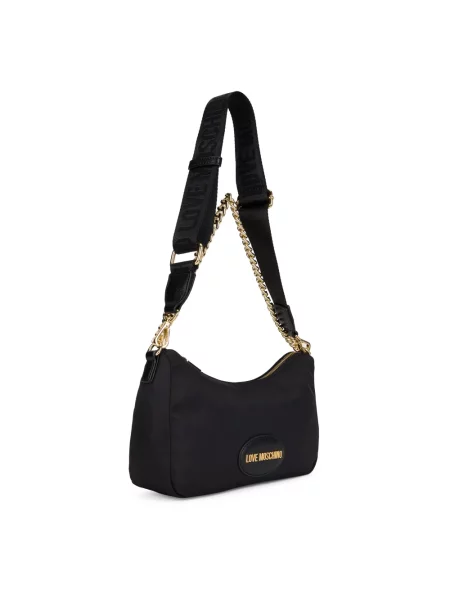 Torebka Love Moschino z logo czarna