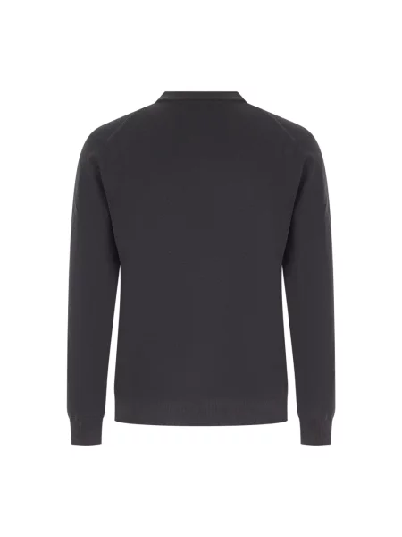 Sweter Zanone wełniany szary